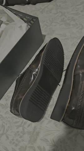 Alexander Mahogany Patent Leather Longwing Sneakers display picture 3