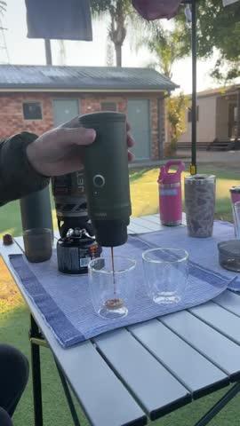 Outin Nano Portable Espresso Maker - Customer Photo From garrett h.
