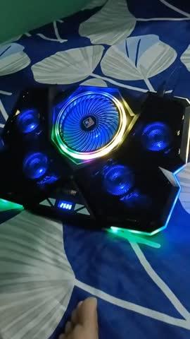 Cosmic Byte Cyclone RGB Laptop Cooling Pad - Customer Photo From ARGHO GHOSH