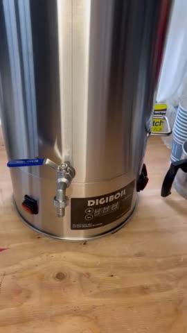 9.25 Gallon / 35L DigiBoil Electric Brewing Kettle (110V) - KL07252 - Customer Photo From Wendy Ayala