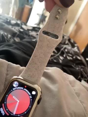 Specialty Silicone Watch Bands - Customer Photo From Chrishelle Asbury-Baldwin
