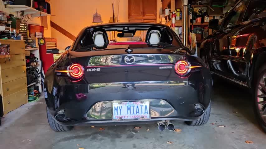 LED Tinted Sequential Tail Lights for Mazda MX-5 Miata RF 4th gen ND 2017 to 2023 - Customer Photo From Kirk F. Smith
