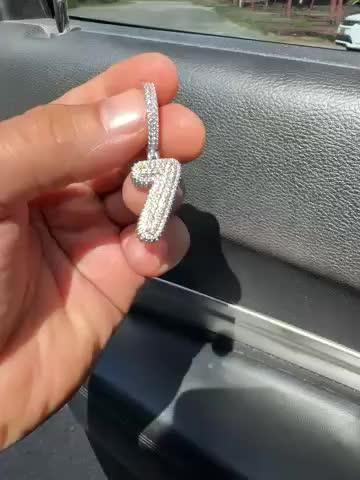 Script Custom Letter Necklace - Customer Photo From Johnny 