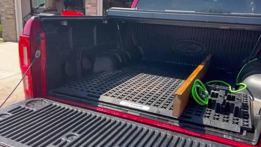 Tmat Midsize Truck Bed Organizer Slide Out Mat – Universal Fit for 5