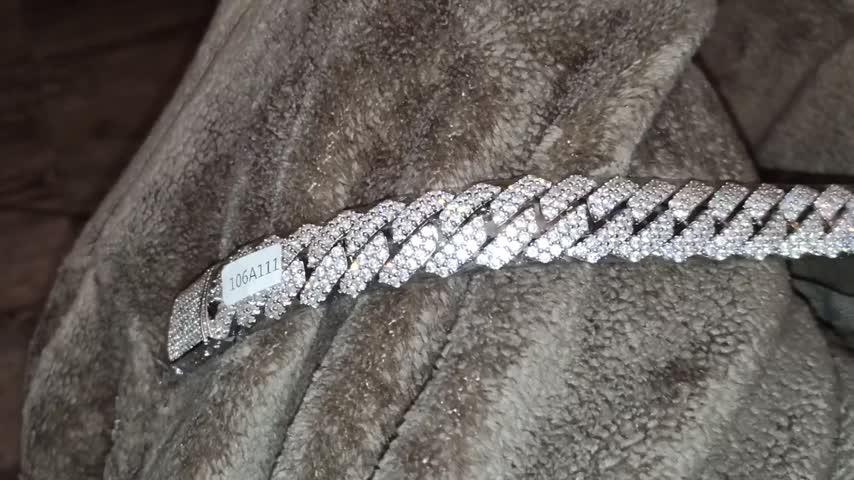 19mm 2-Row Iced Prong Cuban Chain - Customer Photo From Shihed F.