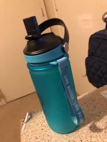 Live Infinitely 20oz Kids Water Bottle with Easy Sip Straw - Water Bottle Is Dishwasher Safe BPA Free Kids Water Bottle (Dog)