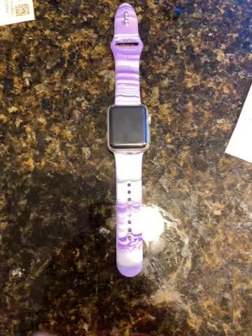 Specialty Silicone Watch Bands - Customer Photo From Ashley Stevenson