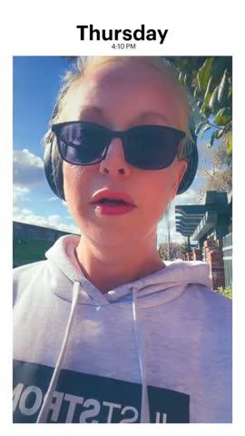 Polar Marl Relax Cropped Hoodie - Customer Photo From Samantha Walker