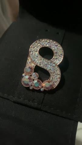 Signature Myta Brooch - Rose Gold - Customer Photo From Dista Arum