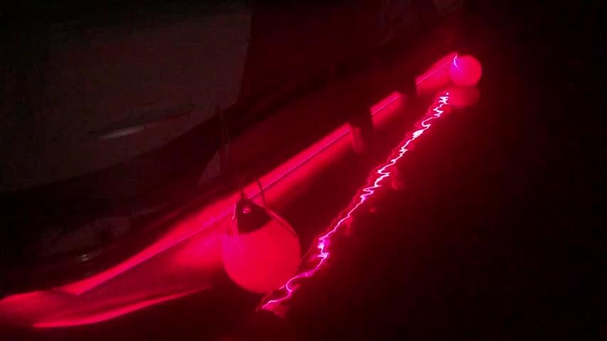 Pimp My Pontoon - LED Under Deck Lighting DIY Kit - 30,000 Lumens + Bonus Red & Green Navigation Lights - Customer Photo From Jesse Dauenhauer