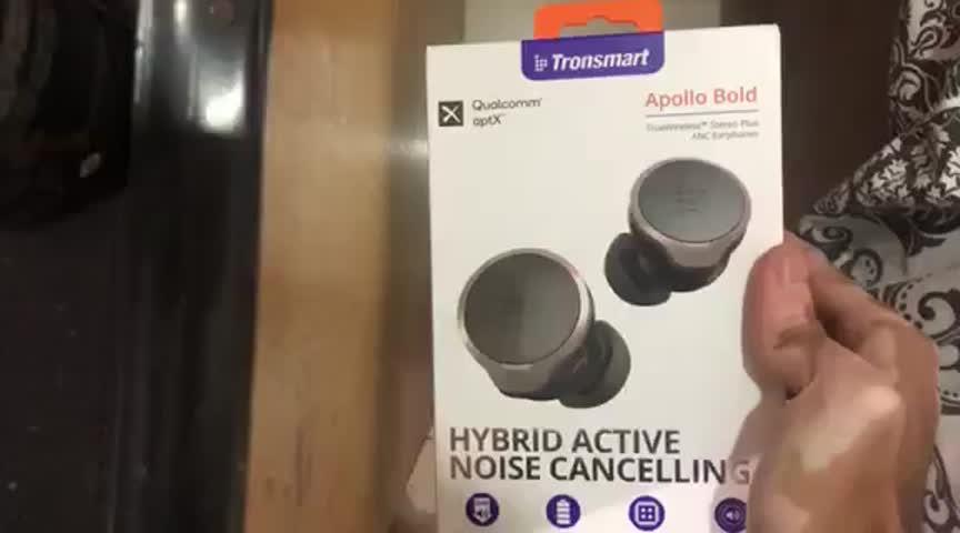 Tronsmart Apollo Bold Upgraded APP Dec 2020 Version Improved ANC TWS Bluetooth 5.0 Headphones, Active Noise Cancelling, 30 Hours of Playtime, IPX45 Waterproof, CVC 8.0 and 6 Microphones - Customer Photo From Abdul Ahad