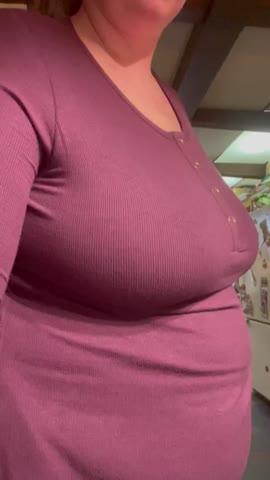 B Nursing & Maternity Nightgown with a shelf bra in Plum – Milk & Baby