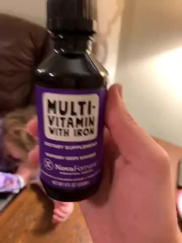 NovaFerrum Multivitamin with Iron for Infants and Toddlers (2 & 4 FL OZ) - Customer Photo From Mallory Dollins