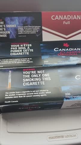 Canadian Classics Original (King Size) - Carton (200 Cigarettes) - Customer Photo From Susan Strong