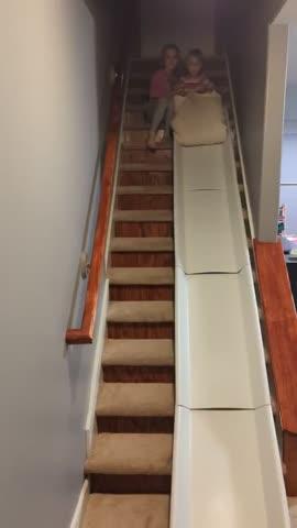The Original StairSlide - Customer Photo From John VanGundy