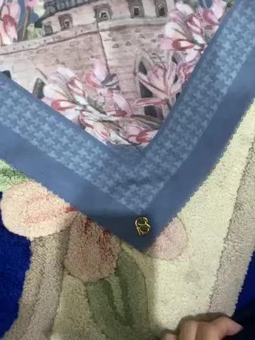 Al Aqsa Voile Square - Blue Jay - Customer Photo From Anonymous