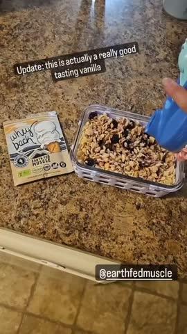 Single Serving Whey Protein Packs (Free Sample) - Customer Photo From Alexis Wetherell