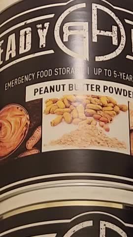 Peanut Butter Powder #10 Can (65 servings) - Customer Photo From Clint allphin