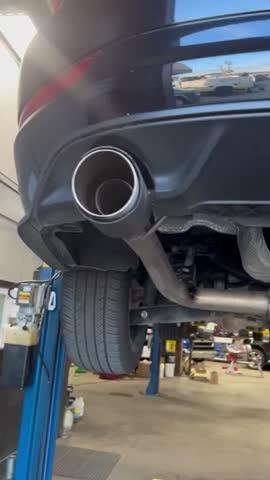 3" Cat Back, Dual Split Rear Exit, with Carbon Fiber Tips  VW Jetta GLI 2019-2021 - Customer Photo From Chad Harmon