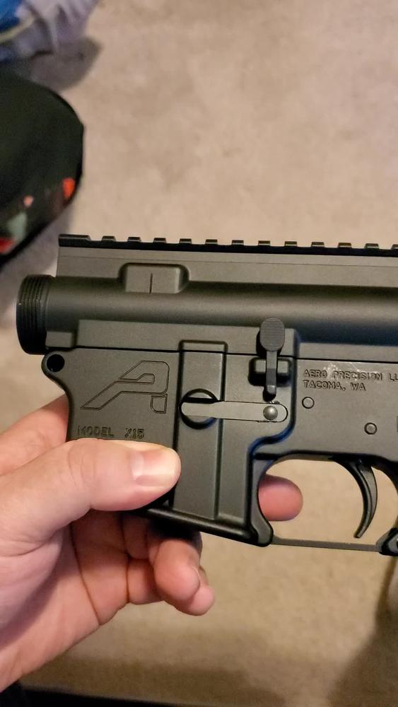 Aero Precision AR-15 Lower Build Kit - Customer Photo From Derek B.