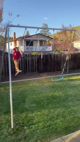 Metal A-Frame Swing Set with 2 Swings - Customer Photo From Scott D Floyd