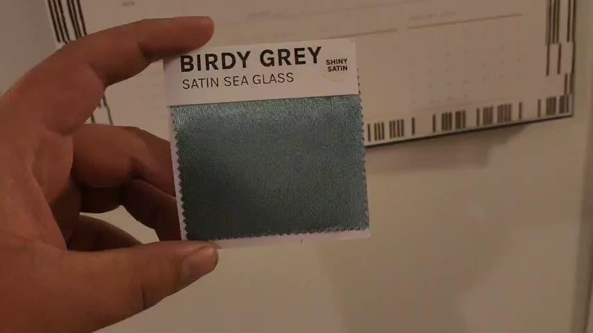 Swatch - Matte Satin in Mist Blue