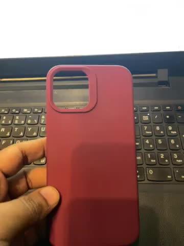 Apple iPhone 12 Pro Max Cloud Super Soft Case by ESR - Wine Red - Customer Photo From Mehboob Tahami
