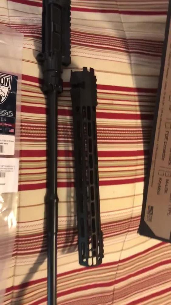 Faxon Firearms Match Series 18" GUNNER 6.5 Grendel Mid-Length 416-R Stainless Nitride / Melonite 5R Nickel Teflon Extension Barrel - Customer Photo From Josh H.