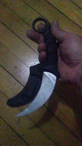 Karambit knife Cold Steel Tiger Dark Earth 49KSTDEBK 12cm for sale