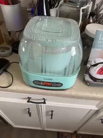 Luvele Pure Plus Yogurt Maker | 2.1qt (2L) Glass Container SCD & GAPS Diet - Customer Photo From Elna Davis