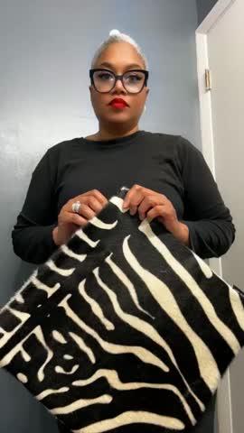 Zebra Cowhide Pillow - Customer Photo From Lynnegail Page