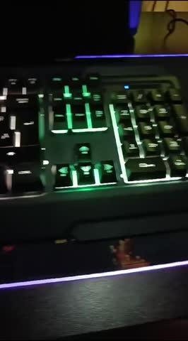 Cosmic Byte Galactic RGB Membrane Gaming Keyboard - Black - Customer Photo From Adarsh Pillai