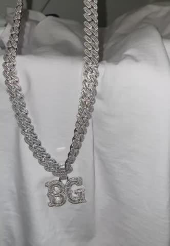 Custom Letters Freibeuter Font Necklace - Customer Photo From Brandon G.