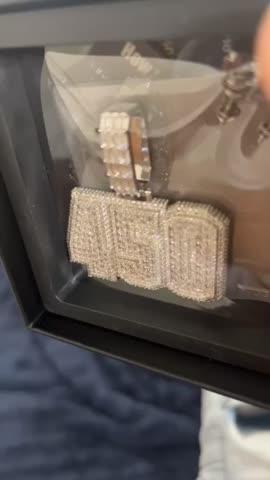 Iced Cubic Zirconia Gold-Plated/silver Earrings (8mm) - Customer Photo From Dominick J.