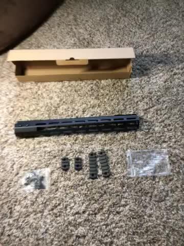 Presma AR-15 Split-Top M-LOK Handguard - 15" - Customer Photo From Garrit E.