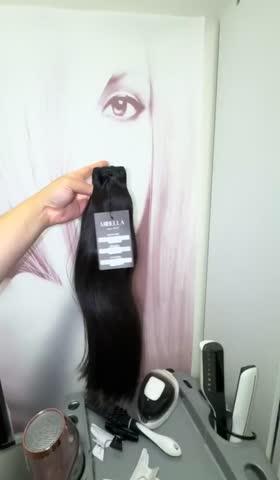 Super Double Drawn Straight Weave Extensions - Customer Photo From Anonymous