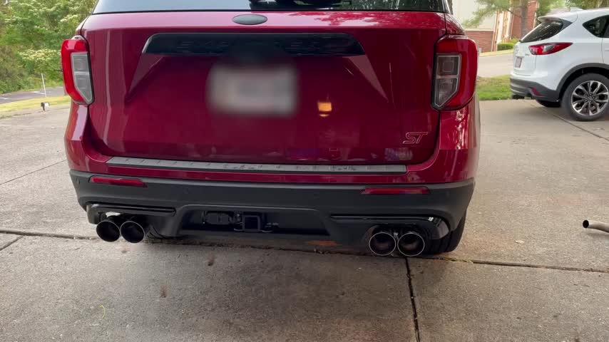 2.5" Axle-Back 2020-2023 Ford Explorer ST/Explorer Platinum, Lincoln Aviator, 3.0L EcoBoost, Dual Rear Aluminized Steel w/ Quad Tips - Customer Photo From Jeffrey Usher