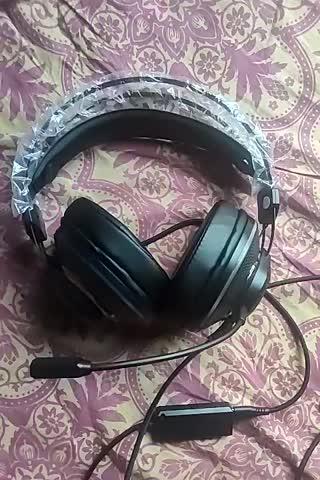 Cosmic Byte Proteus Headset Dual Input USB and 3.5mm, 7.1 Surround Sound and Windows Software - Black - Customer Photo From Rajeev Ranjan