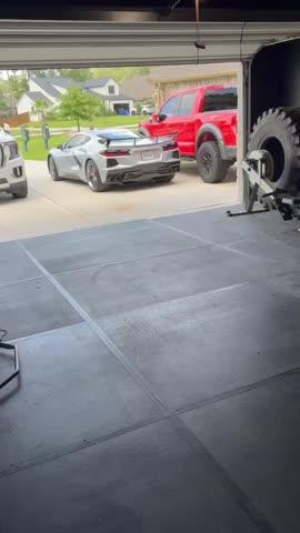 3" Cat-Back, Quad Split Rear, Chevrolet Corvette C8 2020 - 2024, T304 Stainless Steel, w/ Carbon Fiber Tips - Customer Photo From Chas Gibbs