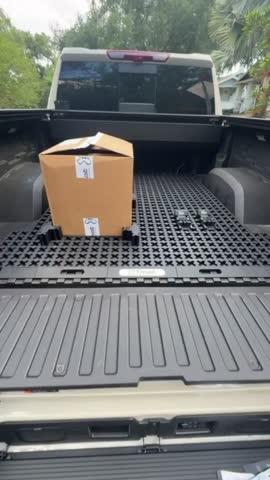 Tmat Truck Bed Organizer Slide Out Mat | Universal Fit for Short Beds 5