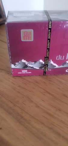 Du Mont Cherry Cigarillos (King Size) - Carton (200 Cigarettes) - Customer Photo From Sara Stevens
