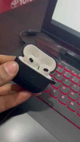 Apple Airpods 3 Case Spigen Rugged Armor - Matte Black - ASD01978 - Customer Photo From Waleed Kamran
