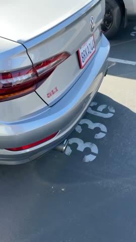 3" Cat Back, Dual Split Rear Exit, with Carbon Fiber Tips  VW Jetta GLI 2019-2021 - Customer Photo From Zachary Kjelland