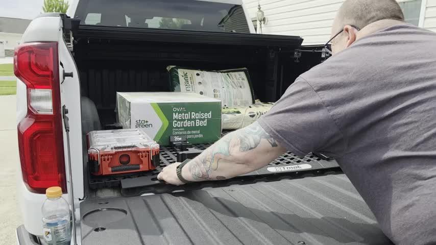 Tmat Truck Bed Organizer Slide Out Mat | Universal Fit for Standard Beds 6