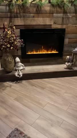 The Forte 40 Inch Recessed Smart Electric Fireplace 80006 - Customer Photo From Bill Spicer
