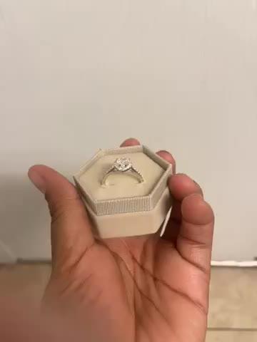 Modern Ring Box - Customer Photo From Chastity Smith