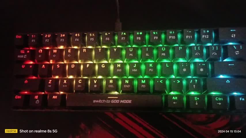 Cosmic Byte Themis Mechanical Gaming Keyboard Upgraded with Swappable Switches - Customer Photo From Faaris Khan
