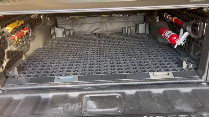 Tmat Compact Truck Bed Organizer Slide Out Mat | Universal Fit - Customer Photo From Karl Nosek