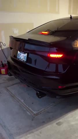 3" Cat Back, Dual Split Rear Exit, with Carbon Fiber Tips  VW Jetta GLI 2019-2021 - Customer Photo From Taylor Wyatt