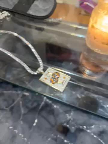 Poker King Iced Necklace - Customer Photo From Marcus W.